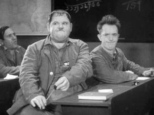 laurel and hardy school